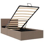 vidaXL Cadre de lit à rangement hydraulique sans matelas 100x200 cm