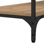 vidaXL Table console Other chêne artisanal 100 x 34.5 x 75 cm