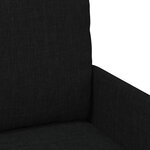 vidaXL Canapés avec coussin 55cm Noir Contreplaqué