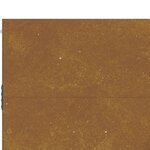 vidaXL Portail de jardin 85x200 cm acier corten