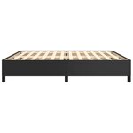 vidaXL Cadre de lit sans matelas noir 200x200 cm similicuir