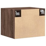 vidaXL Armoire murale chêne marron 50x42 5x40 cm bois d'ingénierie