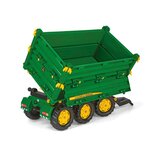 Rolly Toys 125043 - RollyMulti Trailer John Deere - Remorque pour tracteurs à pédales.