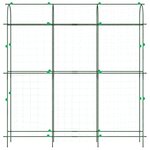 vidaXL Treillis de jardin pour plantes grimpantes forme de U acier