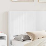 vidaXL Cadre de lit avec rangement et tête de lit Blanc 160 x 200 cm