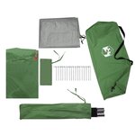 vidaXL Tente familiale tunnel 8 personnes vert imperméable
