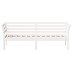 vidaXL Lit de jour sans matelas blanc 90x190 cm bois de pin massif