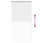 Store enrouleur occultant crème 40 x 100 cm