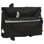 vidaXL Remorque de vélo noir et gris 45 kg fer