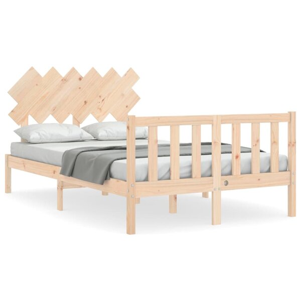 vidaXL Cadre de lit sans matelas 120x200 cm bois de pin massif