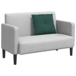 vidaXL Coussin de Dos Vert foncé 60 x 19 x 50 cm tissu