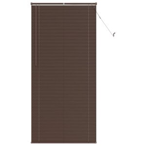 vidaXL Store Vénitien Réglable Marron foncé avec motif 213 x 80 cm PVC