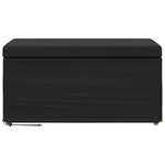 vidaXL Tabouret Noir Cuir Synthétique et Bois Composite