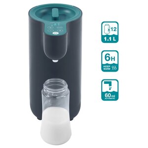 Babymoov machine de préparation de biberons milky now bleu foncé