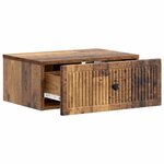 vidaXL Cabinet de chevet 2 Pièces Bois ancien 49 x 34 5 x 20 cm