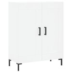 vidaXL Buffet haut Blanc 69 5x34x180 cm Bois d'ingénierie