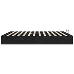 vidaXL Cadre de lit ottoman avec stockage Chêne noir 193 x 120 x 25 cm