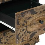 vidaXL Buffet Marron 40 x 33 5 x 75 cm Bois de mangue massif