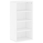 vidaXL Meubles TV 4 Pièces avec rangement ODDA blanc bois de pin massif