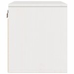 vidaXL Armoire murale Blanc 45x30x35 cm Bois de pin massif