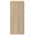 vidaXL Buffet Chêne sonoma 88x30x70 cm Bois d'ingénierie