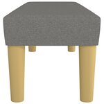 Banc banquette 100 x 30 x 30 cm tissu gris foncé 02_0010549