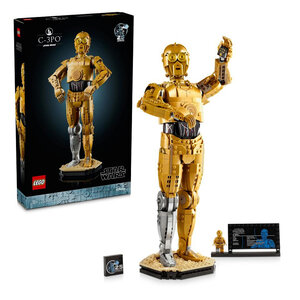 Set Collector LEGO Star Wars C-3PO™ - Détails Complexes et Support Inclus