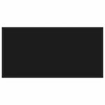 vidaXL Table basse Noir avec verre noir 100x50x35 cm