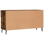 vidaXL Banc à chaussures chêne fumé 102x35x55 cm bois d'ingénierie