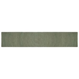 vidaXL Tapis de surface Vert olive 60 x 400 cm Jute