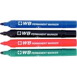 Marqueur permanent pointe ogive WB rouge