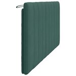 vidaXL Coussin de tête de lit vert foncé 180 cm velours