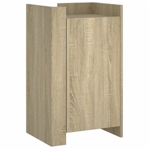 vidaXL Buffet chêne sonoma 45x35x75 cm bois d'ingénierie