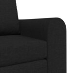 vidaXL Canapé-Lit Noir 98 x 71 x 83 cm tissu