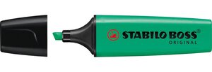 Surligneur BOSS ORIGINAL Rechargeable Pointe Biseautée 2-5 mm Turquoise STABILO