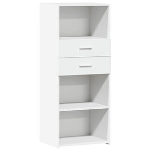 vidaXL Buffet haut blanc 50x42 5x124 cm bois d'ingénierie
