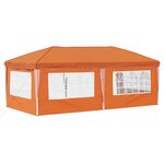 vidaXL Tente de fête pop-up 575 x 289 x 245 cm Orange
