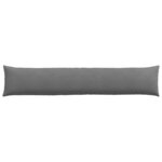 vidaXL Coussins de canapé 2 Pièces Gris foncé 200 x 40 cm tissu