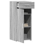 vidaXL Buffet sonoma gris 40x42 5x93 cm bois d'ingénierie