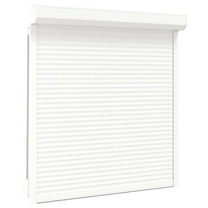 vidaXL Volet roulant aluminium 140x150 cm blanc