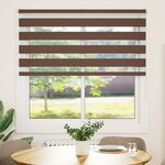 vidaXL Store zèbre marron 150x100cm largeur du tissu 145 9cm polyester