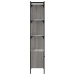 vidaXL Bibliothèque avec porte sonoma gris 44 5x30x154 5 cm