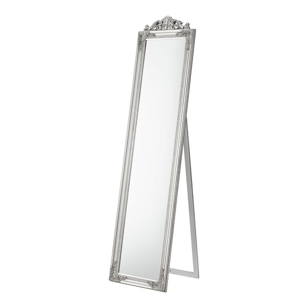 Miroir sur pied inclinable 160 x 40 cm argenté 03_0007960