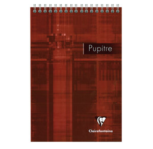 Bloc Pupitre reliure intégrale 14 5x21 160p Q.5x5 CLAIREFONTAINE