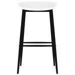 vidaXL Ensemble de bar 7 Pièces Blanc