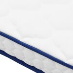 vidaXL Matelas en mousse à mémoire de forme blanc 200x200x17 cm doux