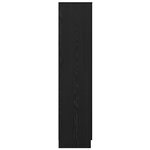 vidaXL Buffet Chêne noir Bois d'ingénierie Moyen Buffet Rectangulaire