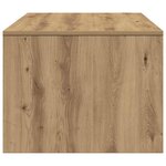 vidaXL Table basse with Drawer chêne artisanal 102 x 55 x 43.5 cm