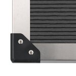 vidaXL Douche d'extérieur avec receveur de douche WPC Acier inoxydable