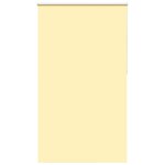 vidaXL Store enrouleur occultant jaune largeur du tissu 131 6 cm